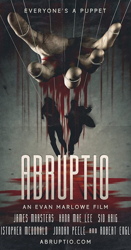 A movie poster for Abruptio