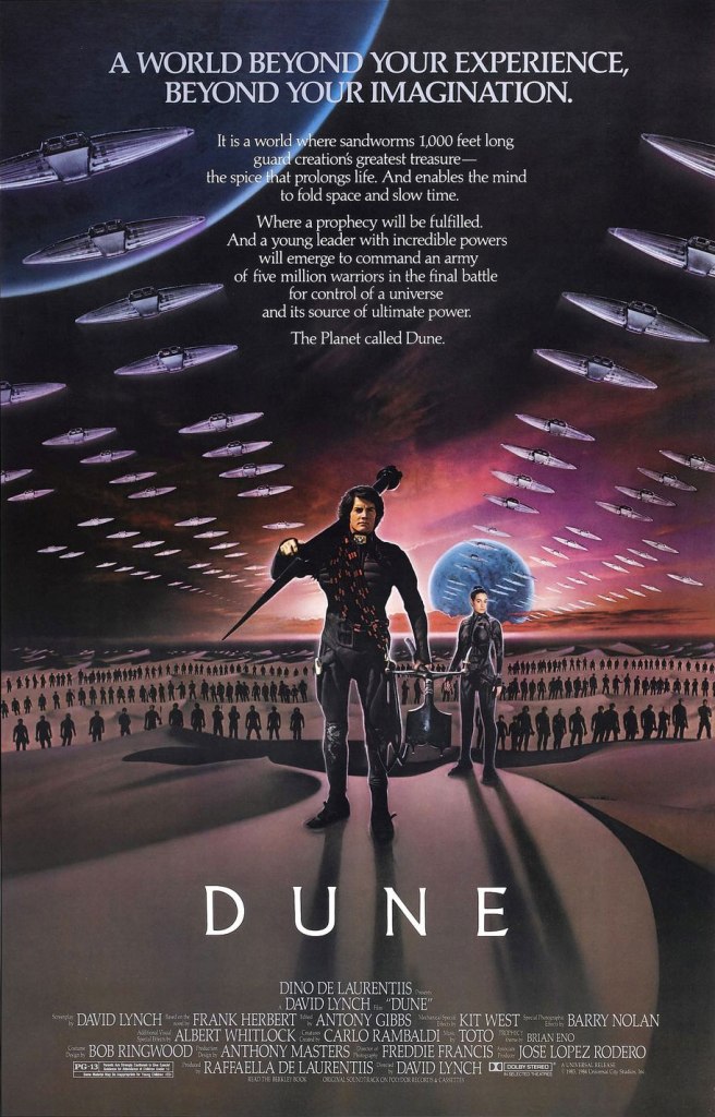 A movie poster for Dune 1984