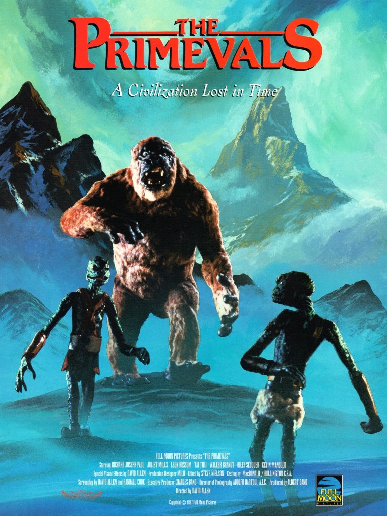 A poster image for The Primevals. 