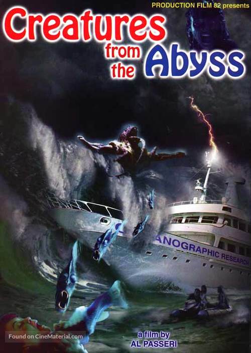 Movie poster for Creatures from the Abyss.