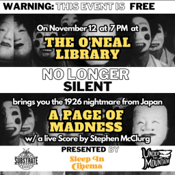 New Show: Page of Madness Live Film Score