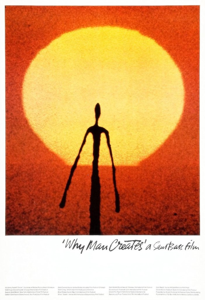 Film poster for Saul Bass's Why Man Creates